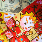 red envelope, U.S. dollar, money picture, free stock photo, royalty-free image