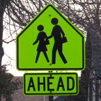 sign, school crossing sign, picture, free stock photo, royalty-free image